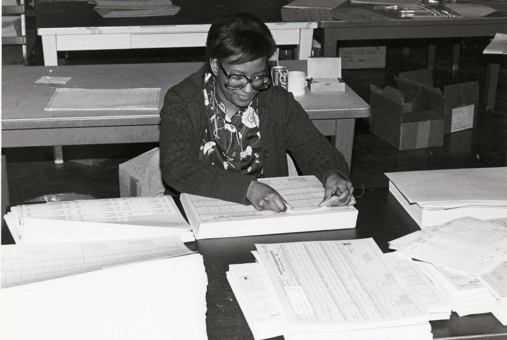 1980 Preparing "Master Address Registers"